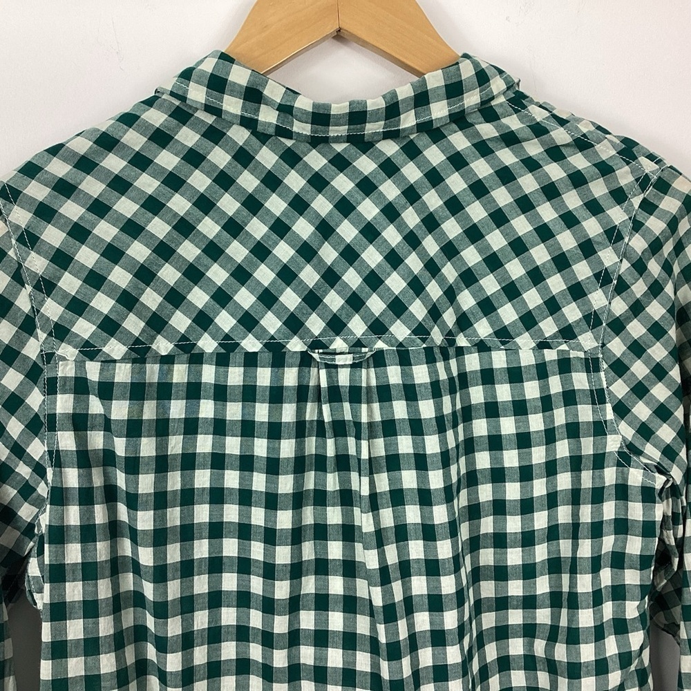J. Crew Classic Fit Boy Shirt In Crinkle Gingham Size 2 - Picture 7 of 10
